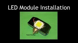 How To Install Tveden Lamp Modules DJLLED Projector Lamp Module [upl. by Aynatal]