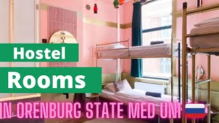 Hostel Rooms in RUSSIA Il Orenburg State Medical University  MBBS RUSSIA [upl. by Suzzy]