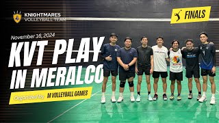 KVT Play in Meralco  Finals  November 16 2024 [upl. by Charteris]