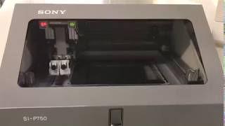 Sony Solder Paste Printer SIP750 [upl. by Ahsiket684]