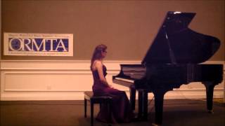 Poppy Kipfer piano 2014 ORMTA Young Artist Competition Candidate [upl. by Niatsirk692]