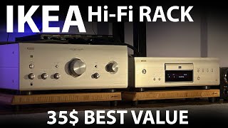 IKEA HiFi RACK 35 Best Value AMAZING Sounding Audiophile DIY HiEnd RACK CLEAR Sound HOW TO MAKE [upl. by Riem]