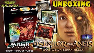 MAGIC KIT INICIAL O SENHOR DOS ANÉIS CONTOS DA TERRA MÉDIA Unboxing BR  O Colecionário 227 [upl. by Avruch417]