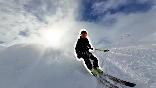 Coronet Peaks Best Day In Years  Pow Day  Cinematic 4K Edit [upl. by Cirala]