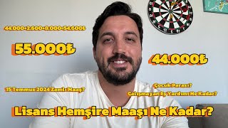 15 Temmuz 2024 Zamlı Lisans Mezunu Hemşire Maaşı Ne Kadar [upl. by Akiwak797]