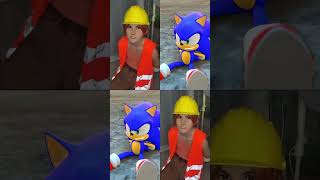 Sonic armed his leg Guns with Original sonic funnyshorts funnyshorts credit to mayamystic [upl. by Roots]