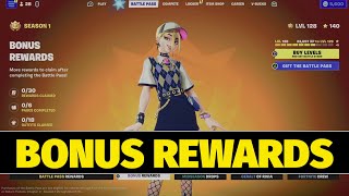 How to Claim Bonus Rewards in Fortnite Battle Pass  How to Claim Base Rewards in Fortnite [upl. by Adnawt918]