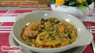 ARROZ DE MARISCOS un delirio de sabor receta Portuguesa [upl. by Jaenicke]