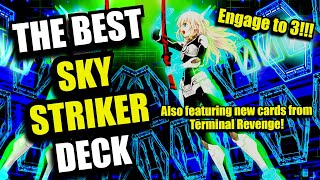 YuGiOh The BEST Sky Striker Deck Profile  April 2024  ENGAGE AT 3 LETS GOOOO [upl. by Nirad]