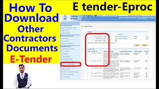 How To View Other Bidder Documents in Etender Portal [upl. by Marcus]