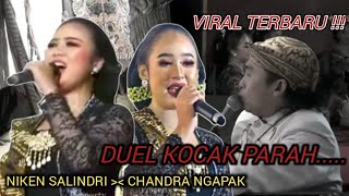 VIRAL TERBARU‼️DUEL KOCAK PARAH NIKEN SALINDRI X CHANDRA NGAPAK [upl. by Dumah300]