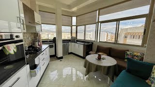 أجمل مطبخ وكأنك في قمرة قيادة الطائرة ✈️ شقة رائعة بفاس حي بدر 44 مليون بالأثاث Appartement fes [upl. by Annayak]