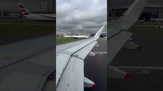 Airbus A320 Neo Take Off Heathrow on a cloudy day [upl. by Yttisahc]