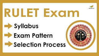 RULET Syllabus 2023  Exam Pattern for RULET Entrance Exam 2023 [upl. by Waki958]