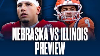 Why Nebraska Football WILL BEAT Illinois Football  Nebraska vs Illinois Preview [upl. by Petersen742]