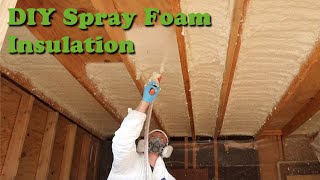 DIY Spray Foam Insulation  What You Need to know Before You Start [upl. by Imailiv839]