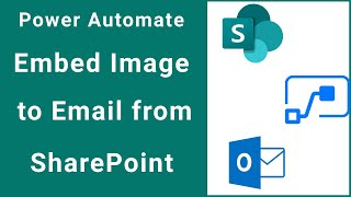 Power Automate  Embed Image in Email From SharePoint Library using Base64 Encoding [upl. by Casady]