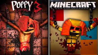 MINECRAFT Dog Day VS Poppy Playtime 3 ORIGINAL VS MINECRAFT [upl. by Sal]