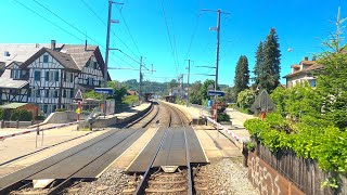 ★ 4K 🇨🇭 Zug  Affoltern am Albis  Zürich Altstetten cab ride Switzerland 062021 [upl. by Keldon742]