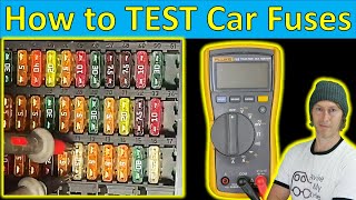 How to Test Car Fuses With a Multimeter  Continuity Check [upl. by Rora]