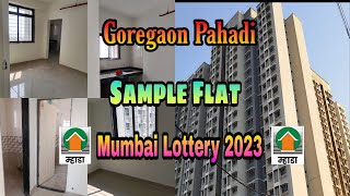 Mhada Goregaon Pahadi  LIG SAMPLE FLAT  Mhada Lottery Project 2023 Mumbai  Goregaon Bangur Nagar [upl. by Yeneffit]