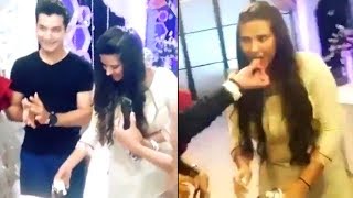 Sharad Malhotra Celebrates Kratika Sengar BIRTHDAY on Kasam sets  Sharad Kratika [upl. by Tamiko]