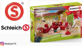 Schleich Advent Calendar Farm World 2018 Opening [upl. by Kremer]