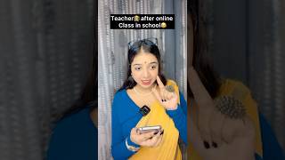 Aap kese lete ho  Online class😂onlineclasses schoollifecomedy onlinestudy teacherlife fy [upl. by Grous]