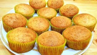 Recette en 5 minutes ‼️ Recette facile de muffins au citron 🍋 [upl. by Ahsatin]