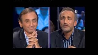 Clash Tariq Ramadan  Eric Zemmour sur le voile  On n’est pas couché 26 septembre 2009 ONPC [upl. by Prescott951]