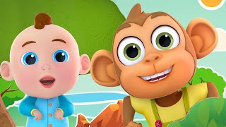 Monkey Dance Song  Baby Lemon  More Animated Cartoon for Kids [upl. by Sauveur24]