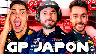 ESTRATEGIA MAGISTRAL DE GREFG Y ROTREN DESATADO 🔴 GP JAPÓN MUNDIAL STREAMERS FORMULA 1 ONLINE [upl. by Nester]