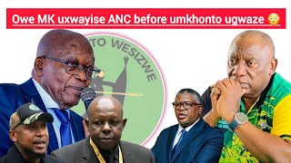 EZINGENAYO Kushubile owe MK exwayisa ANC ngetulo labo ngoba uzogwaza umkhonto 😳Zizwele [upl. by Codd828]