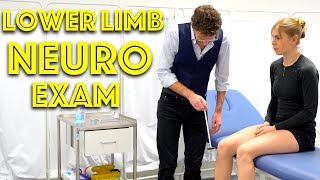 Lower Limb Neurological Examination  Clinical Skills  Dr Gill [upl. by Aisela]