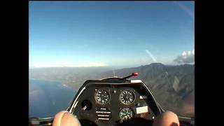 Glider schleicher ask21 acrobatic flight over hawaii [upl. by Trin]