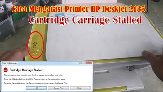 Cartridge Carriage Stalled Printer Hp Deskjet 2135 [upl. by Etnovaj]