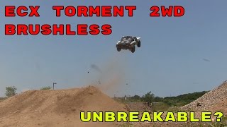 ECX Torment 2WD  Is it Unbreakable Brutal Jumping amp Bashing [upl. by Aile]