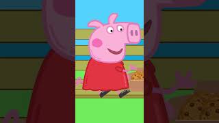 Peppa Pig Eats Cake Voraciously peppapig peppapigparody funnycartoon [upl. by Atilek]