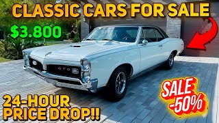 20 Magnificent Classic Cars Under 15000 Available on Craigslist Marketplace Unique Cheap Cars [upl. by Collin]