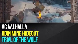 Assassins Creed Valhalla  Odin Mine Hideout  Trial of the Wolf [upl. by Alban]