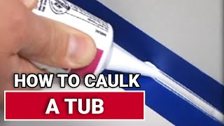 How to Caulk a Tub  Ace Hardware [upl. by Kimitri]