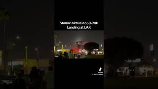 Starlux Airbus A350941 Landing at LAX [upl. by Bergh]