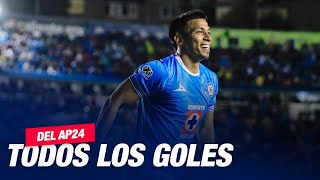 TODOS LOS GOLES DE CRUZ AZUL EN TEMPORADA REGULAR DEL APERTURA 2024 ⚽️🔥 [upl. by Mccourt]