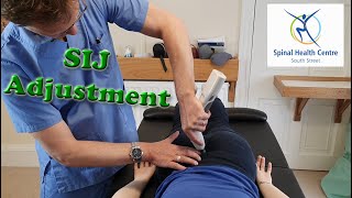 Chiropractic Activator SIJ Adjustment [upl. by Mikkel]