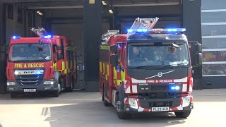 Burnley Two Pump TurnoutLancashire Fire And Rescue Service [upl. by Frannie]