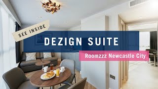 Dezign Suite  Apartment Tour  Roomzzz Newcastle City [upl. by Myrtice]