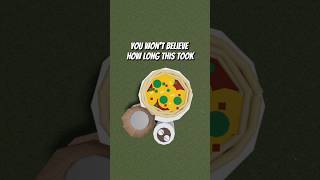 🍕Pro builder Builds Favorite Meal into Bloxburg’s but GIANT Size [upl. by Eihctir]