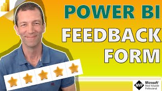 How to add a Feedback form to your Power BI App [upl. by Allenad350]