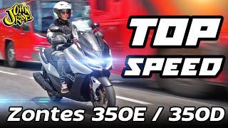 Top Speed Zontes 350E เดิมๆ จะวิ่งแค่ไหน [upl. by Nassah]