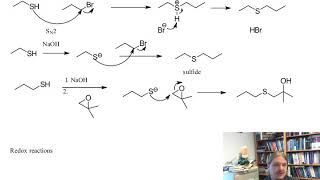 Reactions of thiols [upl. by Maleen]